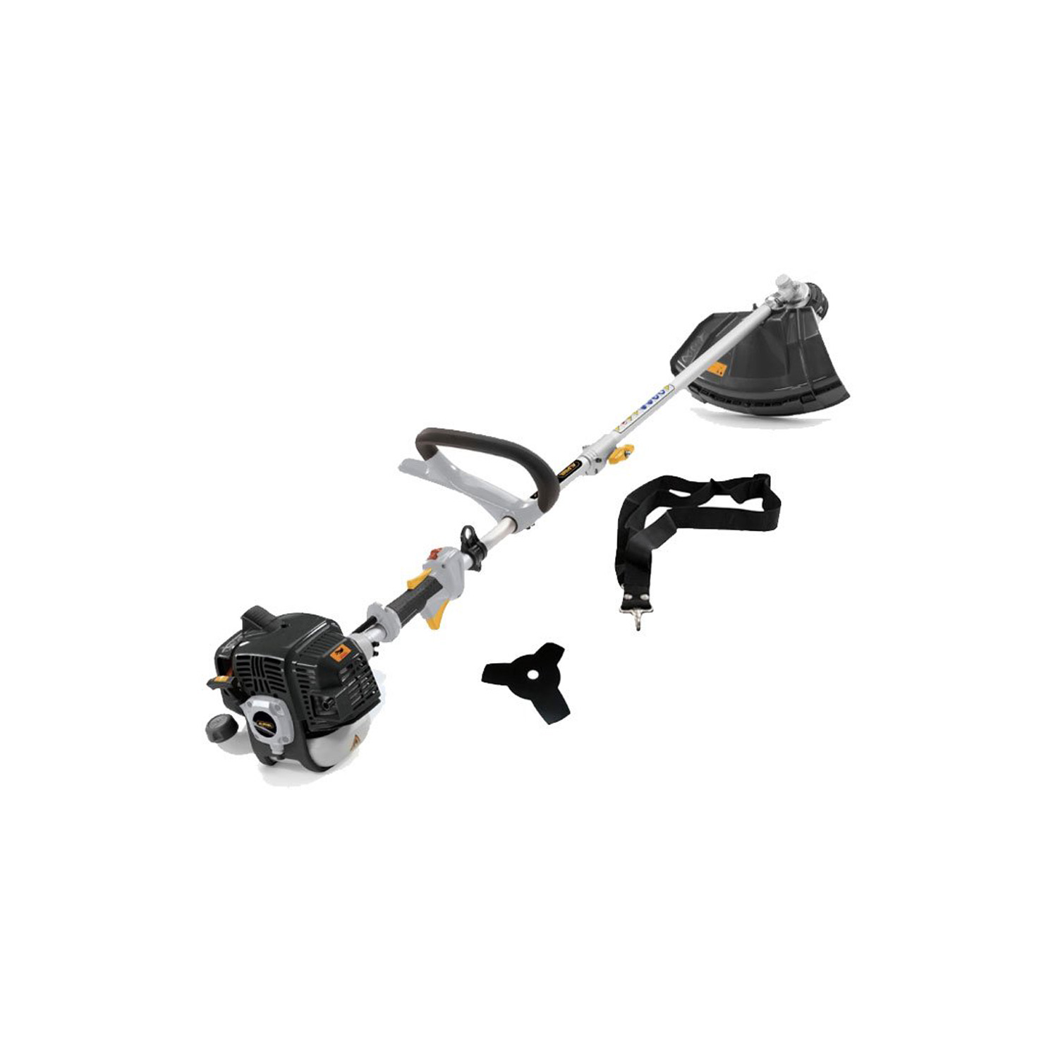 foto del prodotto alpina decespugliatore a scoppio abr 26j, motore a due tempi da 25,4 cc, 700 w, larghezza di taglio 43 cm, bretella incl