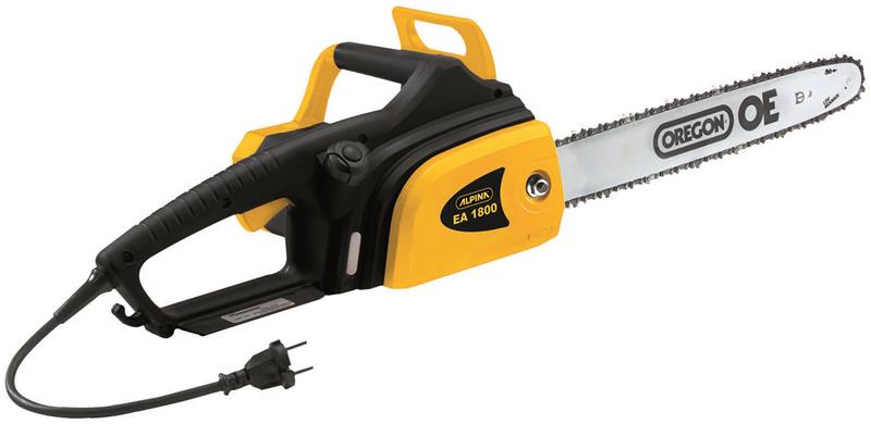 foto del prodotto alpina elettrosega potenza 1800w lama cm.35 con interruttore di sicurezza usato come nuovo