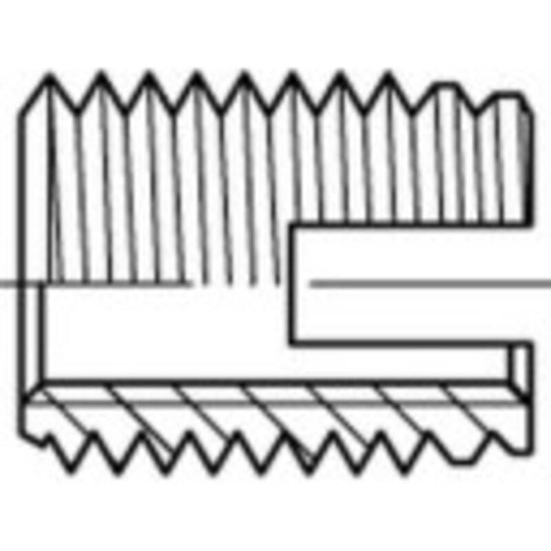 foto del prodotto alstertaler schrauben pr zisionsteile 159829 inserto filettato m4 8 mm 50 pz.