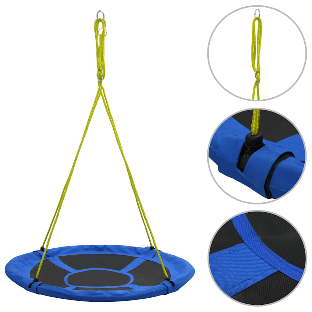 foto del prodotto altalena 110 cm 100 kg blu cod mxl 42099