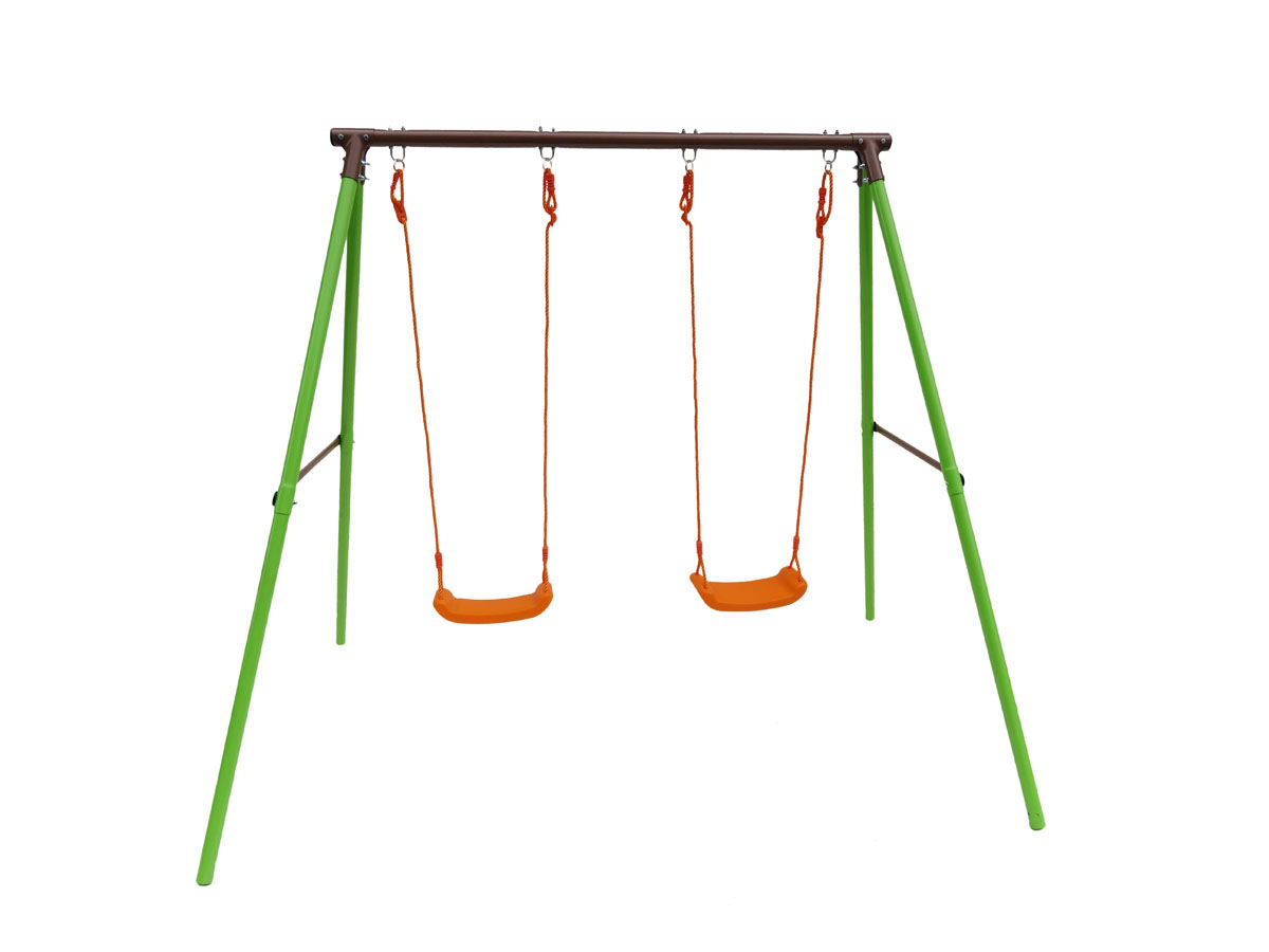 foto del prodotto altalena acciaio polo doppio 1.95m