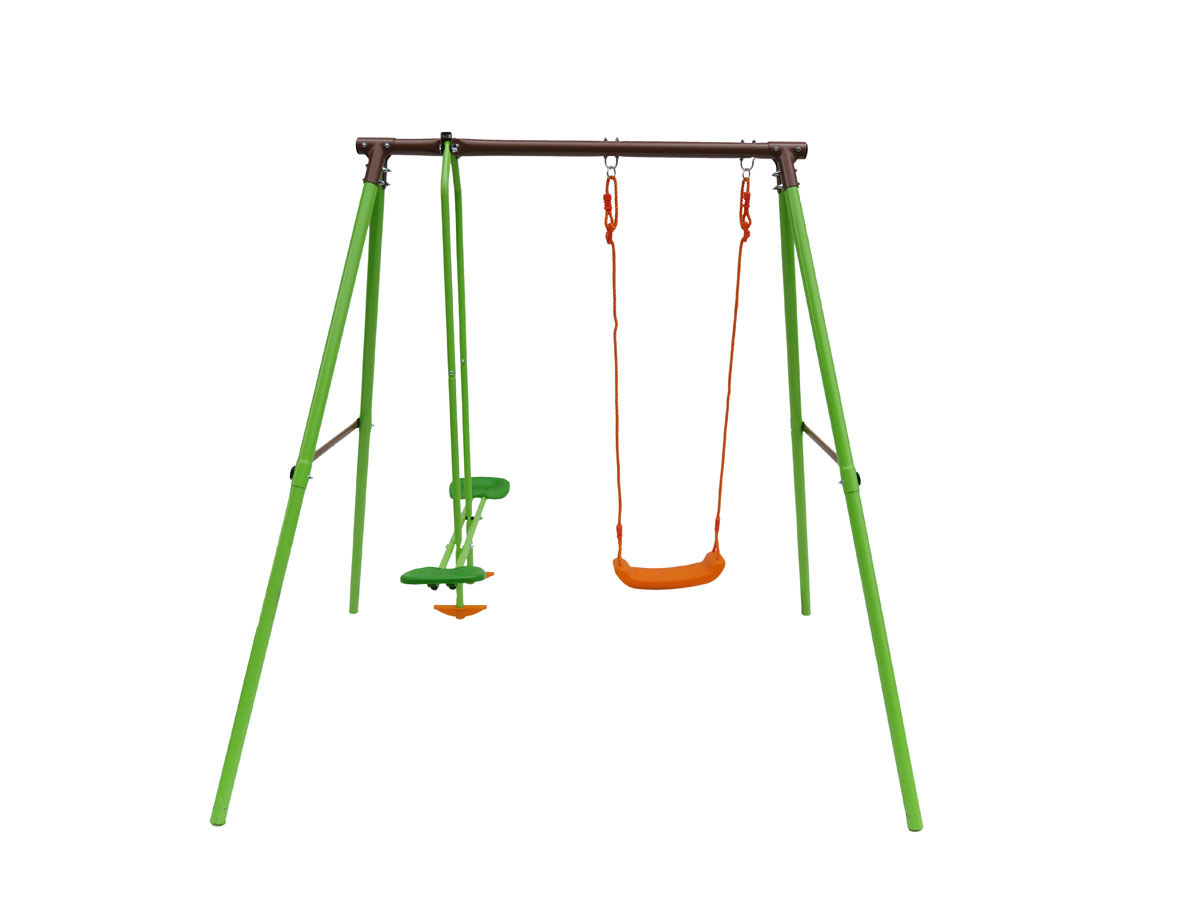 foto del prodotto altalena acciaio quot lola quot doppio 1.95m
