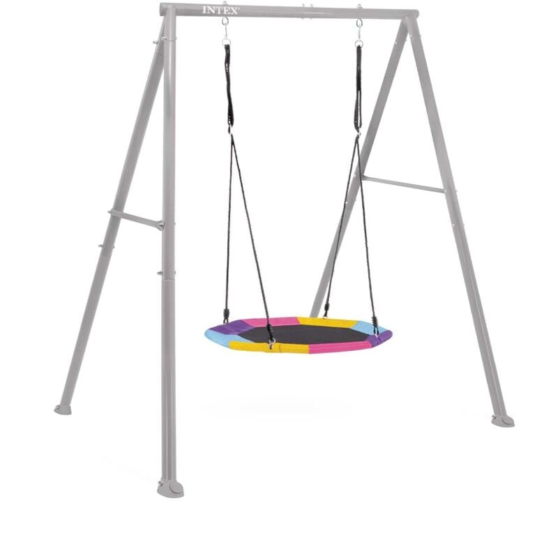 foto del prodotto altalena da giardino con dondolo a nido ottagonale per bambini 3 10 anni intex 44112