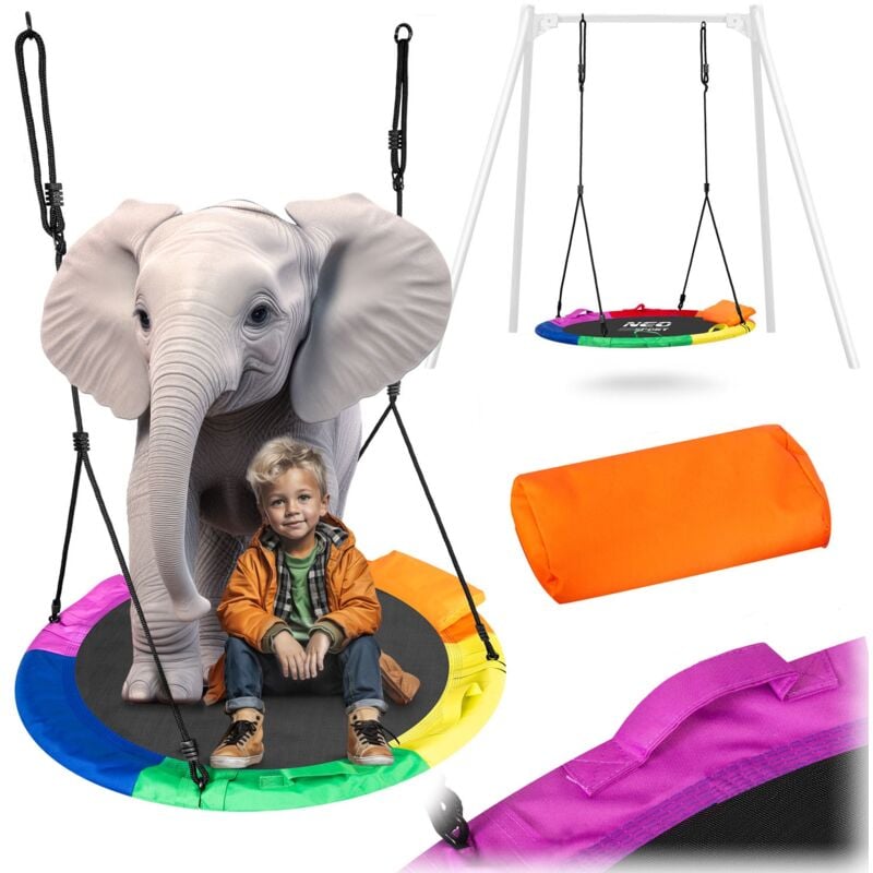 foto del prodotto altalena nido di cicogna swingo xxl, multicolore, 110 cm