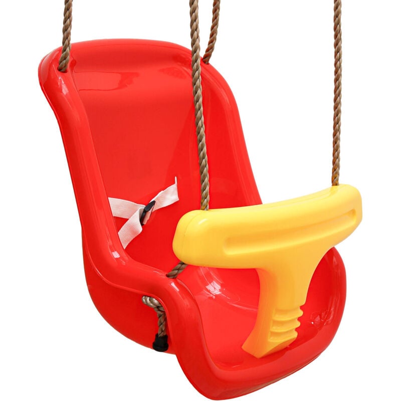 foto del prodotto altalena per beb neonato 45x36x38 cm giocattolo per giardino rosso littletom