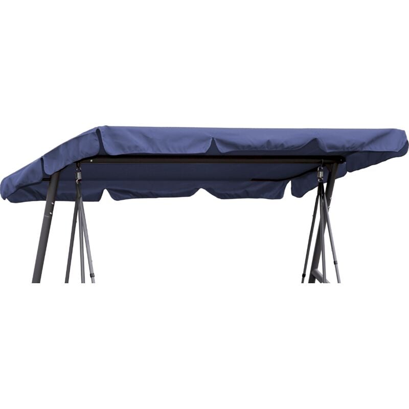 foto del prodotto altalena sostitutiva per altalena hollywood 145x210cm, colore blu, 145x210 cm, copertura per altalena hollywood a 3 posti