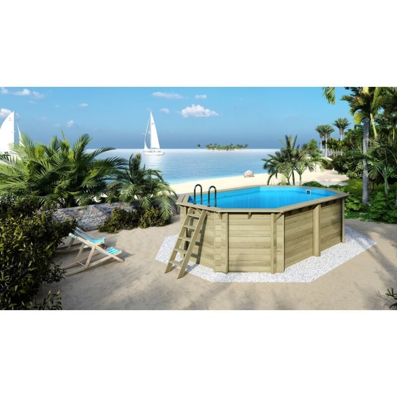 foto del prodotto altanka piscina in legno nemo 5,79x3,49 h.1,45 m fissate su calcestruzzo esistente bas7304ospl