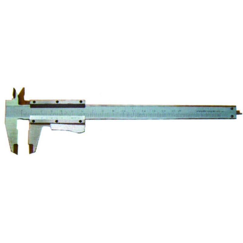 foto del prodotto alte calibro cinquantesimale cursore bloccaggio automatico lettura utile mm.150 dimensioni mm.230x75x7h.