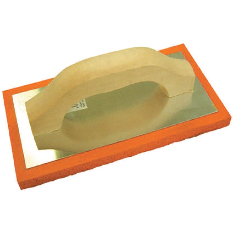 foto del prodotto alte frattone in spugna arancio manico legno cm.21,5x13,5