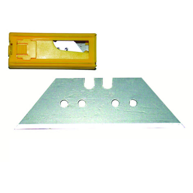 foto del prodotto alte lame ricambio a trapezio grandi per coltelli e raschietti mm.60x19 in astuccio da 10 pz