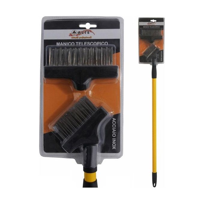 foto del prodotto alte spazzolone acciaio inox con manico