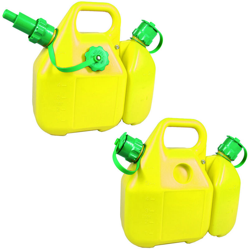 foto del prodotto alte tanica doppia per benzina olio lt.6 2,5 lt.6 lt.2,5