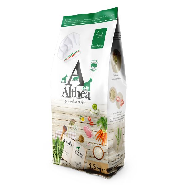 foto del prodotto althea superpremium casale medium maxi 2,5 kg crocchette monoproteiche cane 1 ordine scegli lo sconto bzr5 bzr20 200 punti fedelt 