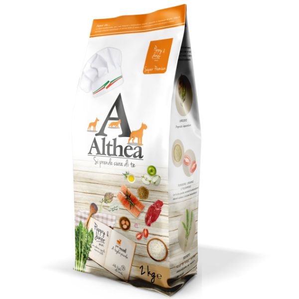 foto del prodotto althea superpremium puppy junior mini 2 kg croccantini per cani 1 ordine scegli lo sconto bzr5 bzr20 200 punti fedelt 