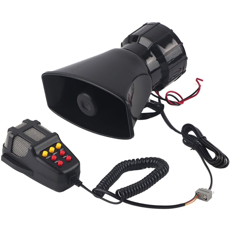foto del prodotto altoparlante audio per auto, comoda sirena a tromba durevole per eosnow