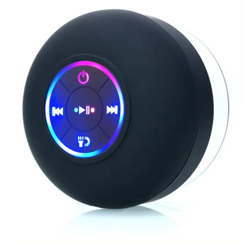 foto del prodotto altoparlante bluetooth per doccia con ventosa, impermeabile e anti spruzzi, qualit audio hd, facile associazione
