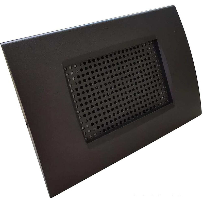 foto del prodotto altoparlante incasso con placca compatibile con living light international air cassetta 503 diffusore audio 15 watt nero