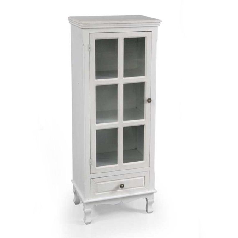 immagine 0 del prodotto altri perla mobiletto a vetrina 48 x 32 x h120 cm in colore bianco