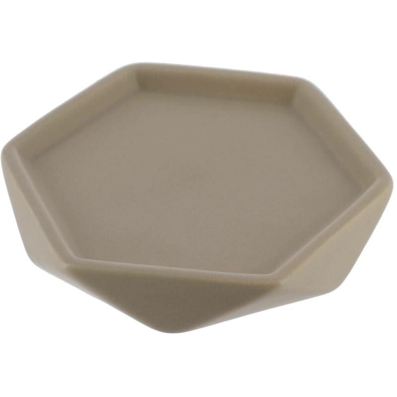 foto del prodotto altri portasapone a forma di diamante taupe tendance