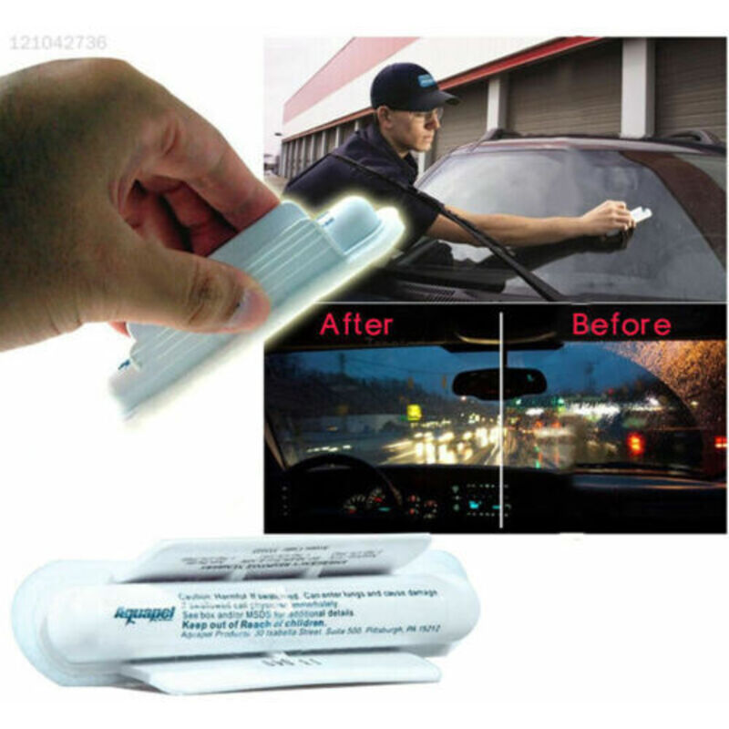 foto del prodotto altri ricambi auto, 2x applicatore aquapel trattamento parabrezza repellente acqua pioggia respinge nuovo