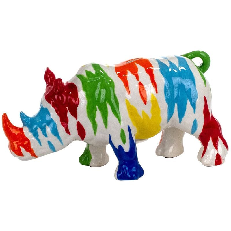 foto del prodotto altri signes grimalt figure di figura animale huchaer rhino blue animals 11x28x14cm 23891