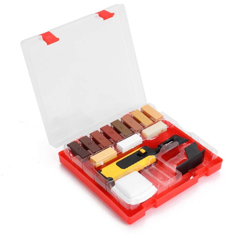 foto del prodotto altri utensili speciali, kit di riparazione laminati, sistema di ceratura, pavimento, piano di lavoro, custodia resistente, set di utensili per la