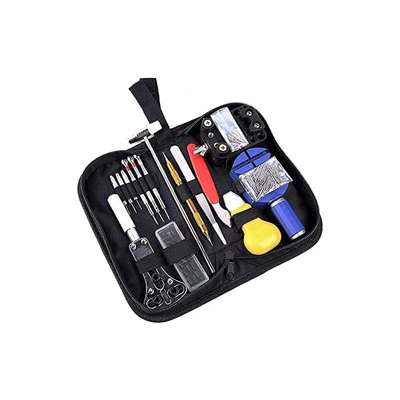 foto del prodotto altri utensili speciali, kit di riparazione orologi, set di utensili professionali per barre a molla con custodia per il trasporto, set di utensili