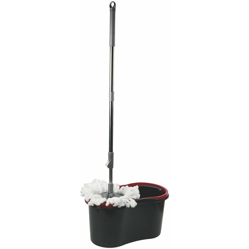 foto del prodotto altro secchio lavapavimenti super mop con strizzatoio con manico allungabile fino a 110 cm