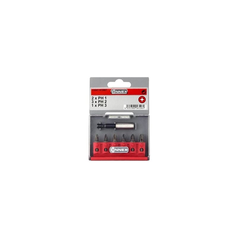 foto del prodotto altro set 6 inserti a croce philips connex max power per avvitatore con supporto magnetico