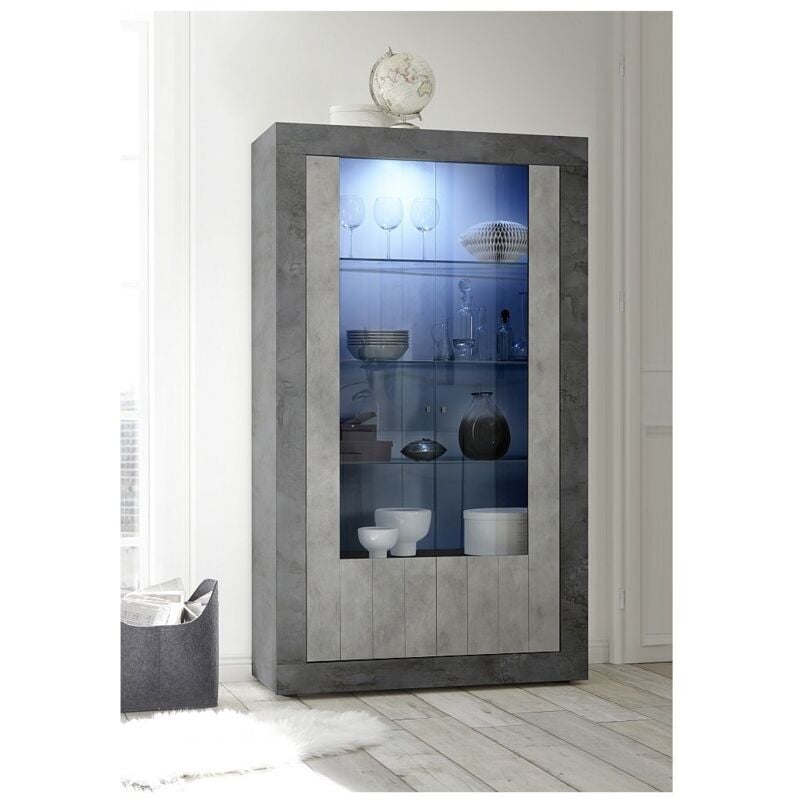 foto del prodotto altro vetrina linea laila in ossido e cemento