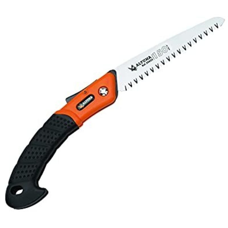 foto del prodotto altuna seghetto da potatura pieghevole sawing 29622 - impugnatura bimateriale - dentatura giapponese - resistente e molto leggero - sega manuale per