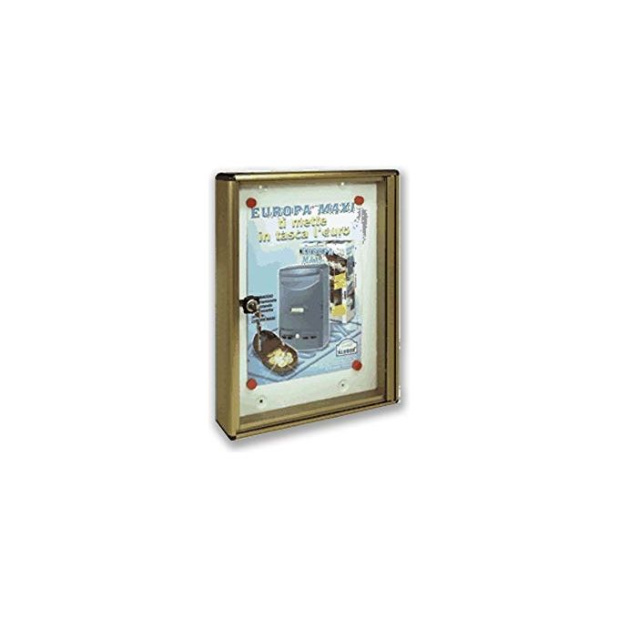 foto del prodotto alubox bc 2 bacheca 2 fogli a4 argento metallizzato