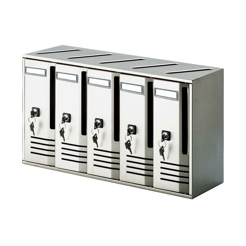 foto del prodotto alubox casellario postale 5 elementi cubo