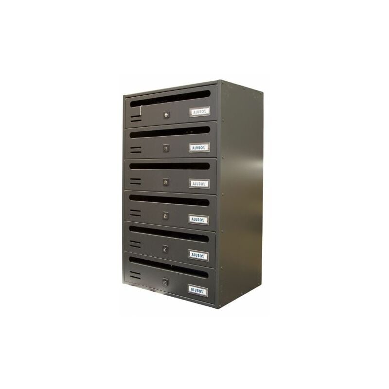 foto del prodotto alubox cassetta postale cubo r 6 38,5x25x63 gr ghisa
