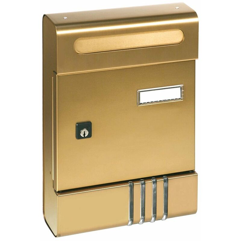 foto del prodotto alubox cassetta postale in alluminio per esterni bronzo 204x70xh290 mm 01sibr