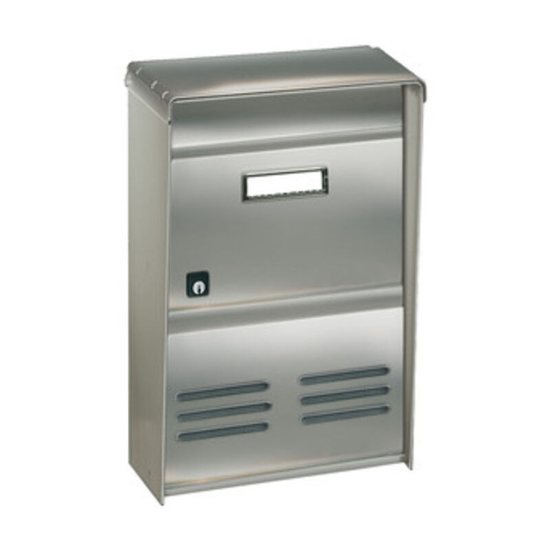 foto del prodotto alubox cassetta postale per riviste con tetto acciaio 260x120 90xh375 mm 14dr2eix