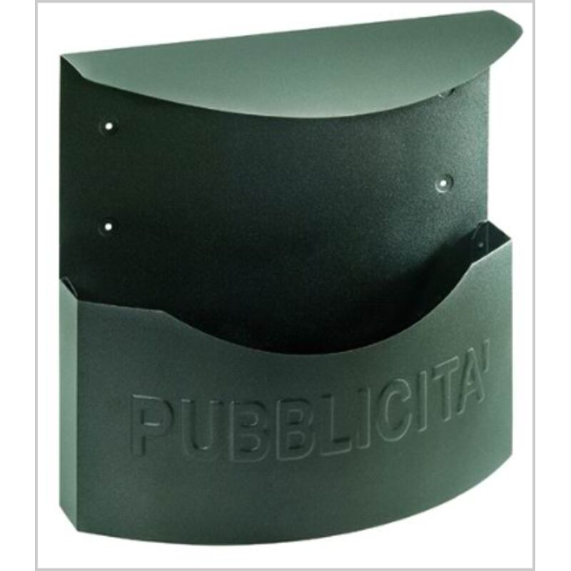 foto del prodotto alubox cestini porta pubblicita citynero big tetto 38x10x35h