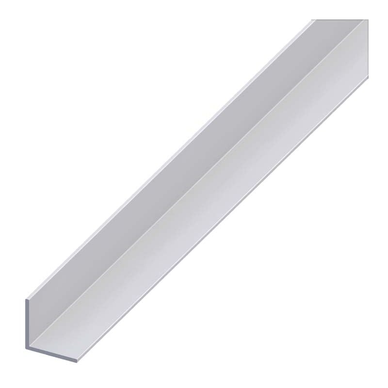 foto del prodotto aluminium gmbh 1mt profilo angolare in alluminio anodizzato colore argento 01045 alfer