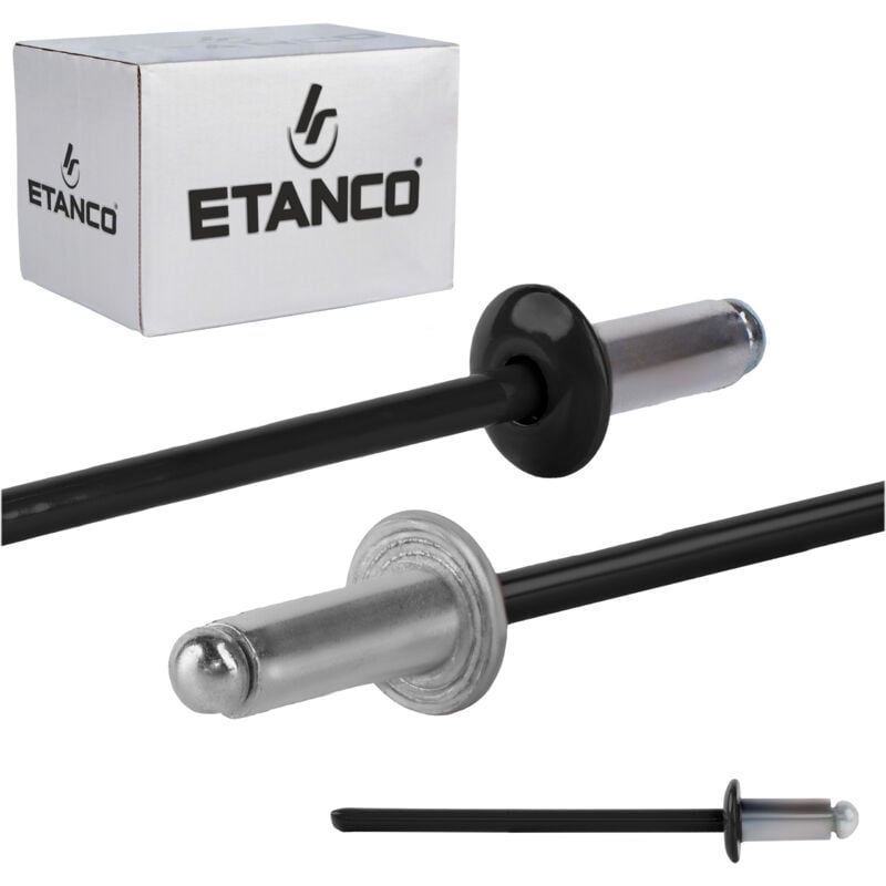 foto del prodotto aluminium offene nieten 3,2x6mm ral9005
