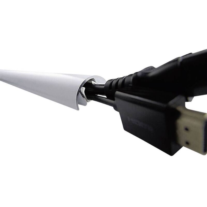 foto del prodotto alunovo mwe 100 canalina passacavi l x l x a 1000 x 30 x 15 mm 1 pz. bianco opaco