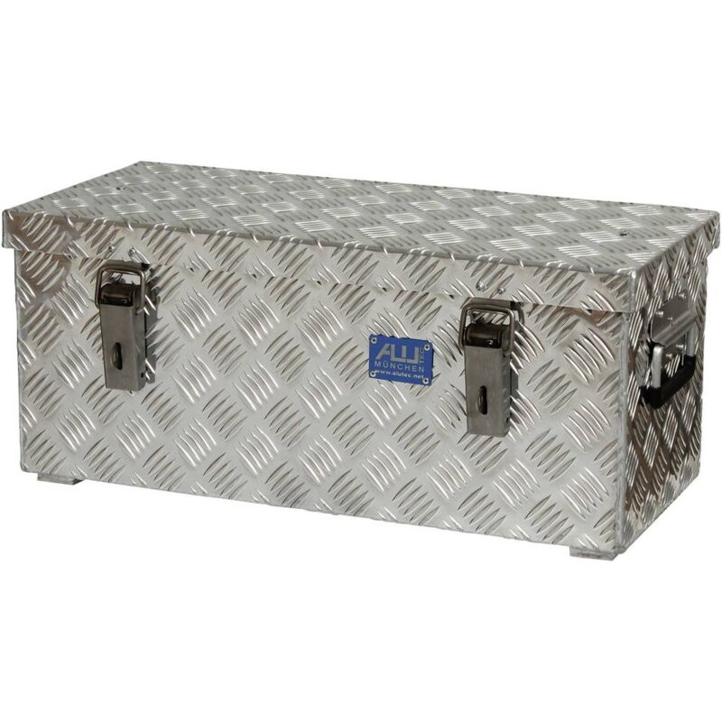 foto del prodotto alutec 41037 cassa in lamiera bugnata alluminio l x l x a 622 x 275 x 270 mm