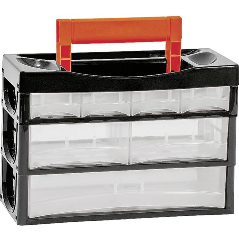 foto del prodotto alutec 66010 valigetta per minuteria scomparti 7 contenuto 1 pz.