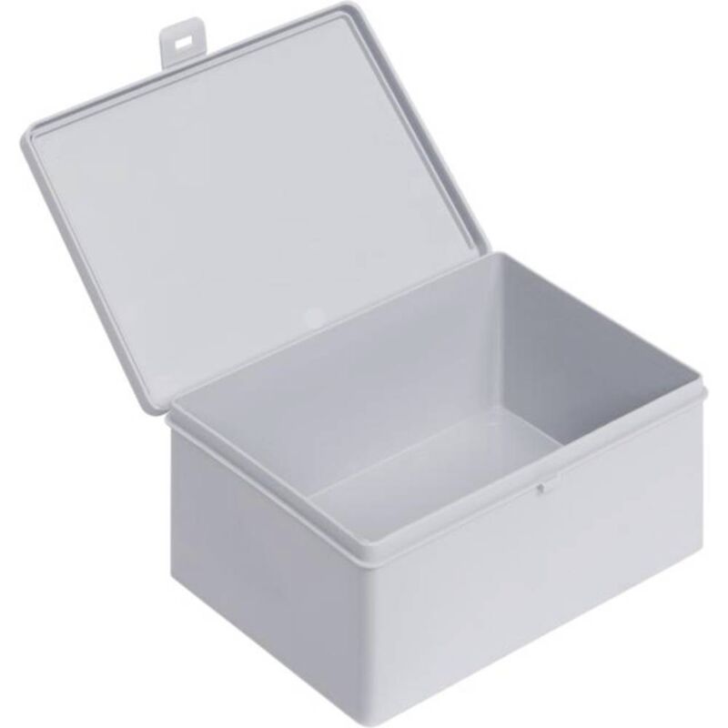 foto del prodotto alutec 66019 scatola a cerniera l x l x a 180 x 140 x 80 mm grigio 1 pz.