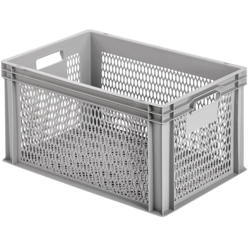 foto del prodotto alutec 75070 scatola in plastica sbarrata l x a x p 600 x 320 x 400 mm grigio 1 pz.