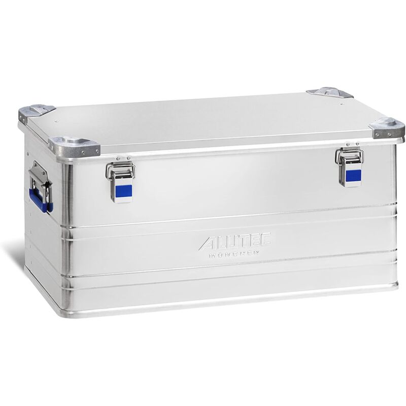 foto del prodotto alutec cassetta in alluminio industry 92 contenuto 92 l, dimensioni interne lxpxa 750 x 350 x 350 mm, resistente alla polvere e agli spruzzi