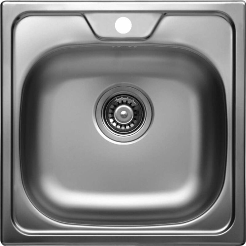 foto del prodotto alveus allux lavello 48x48 cm, acciaio inox 1074634