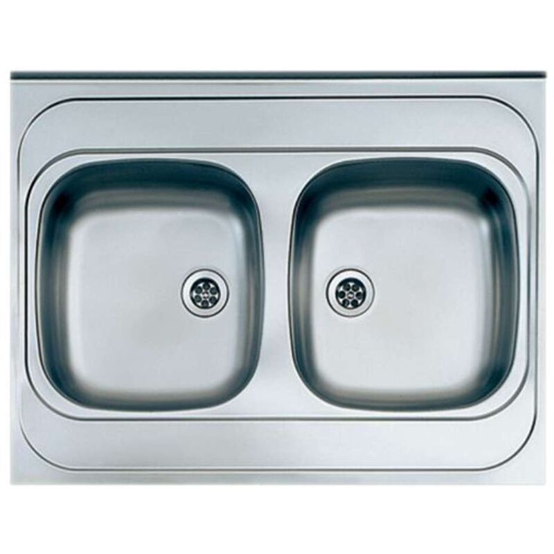 foto del prodotto alveus classic lavello, 80x60 cm, acciaio inox 1009078