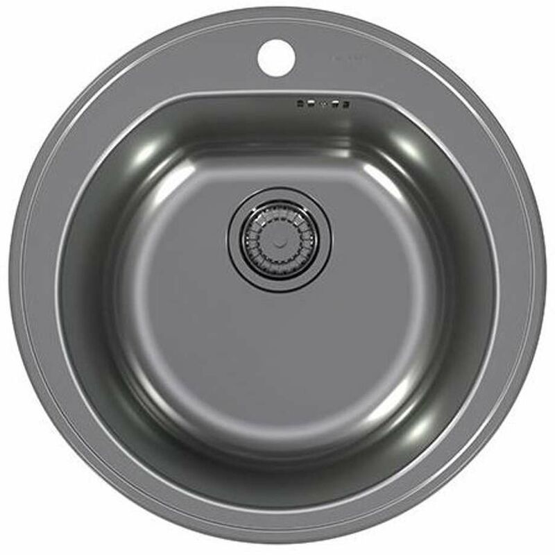 foto del prodotto alveus form monarch lavello diametro 51 cm, anthracite 1078583