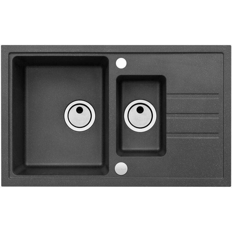 foto del prodotto alveus intermezzo lavello in granito 78x48 cm, carbon 1117055