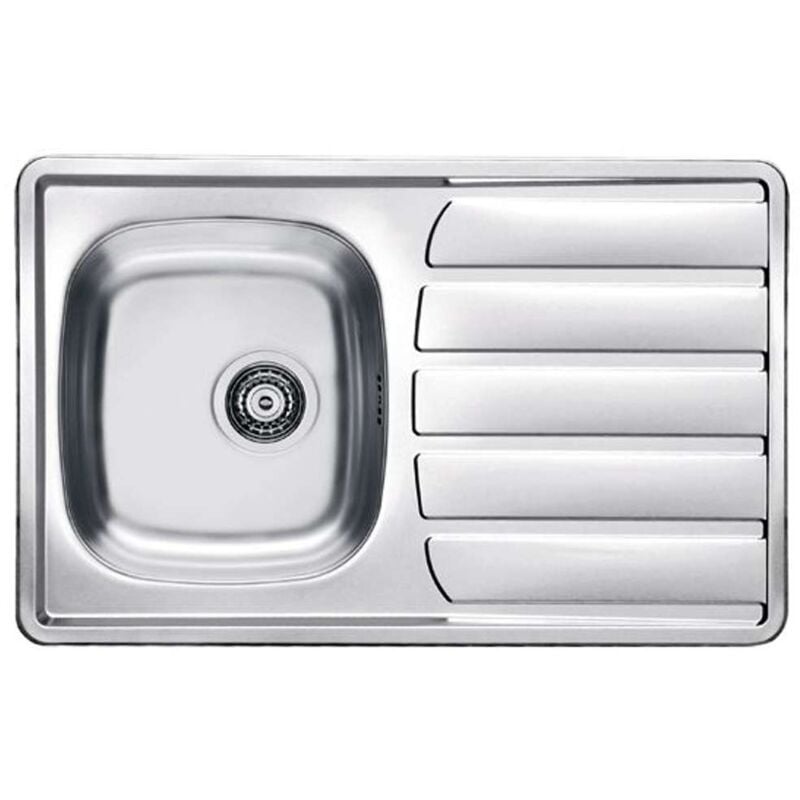 foto del prodotto alveus zoom lavello, 79x50 cm, acciaio inox 1098939